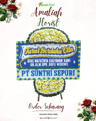 Papan Bunga Duka di Tihu