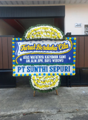 Papan Bunga Duka di Tihu